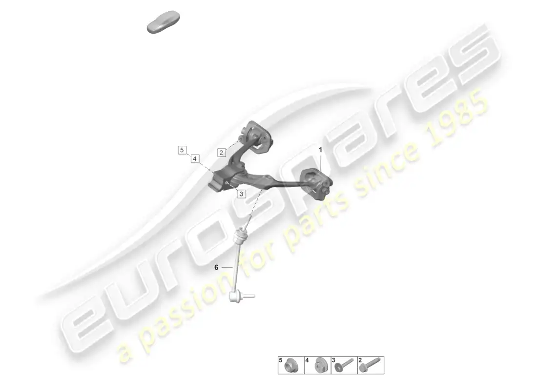 porsche 2022 (992-1 gt3/rs/st) wishbone upper parts diagram