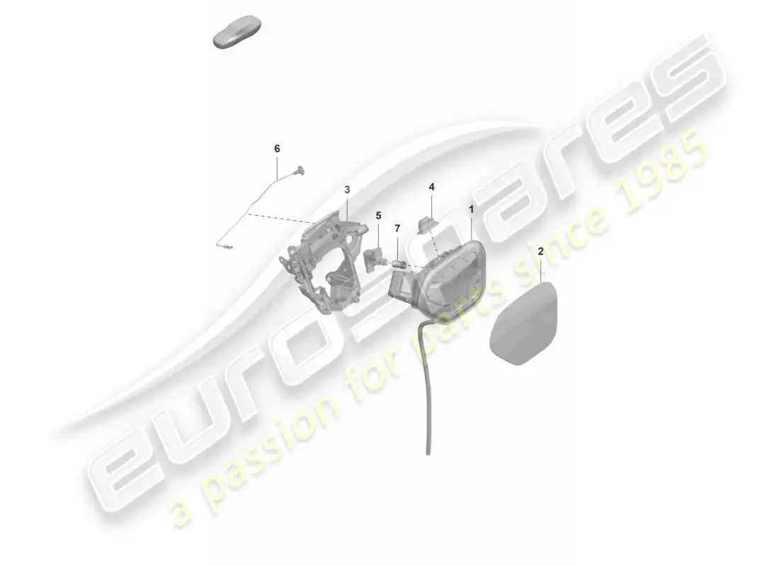 porsche 2022 (taycan 9j1-1) dropsides manual parts diagram