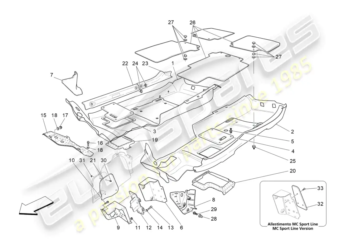 part diagram containing part number 969410014