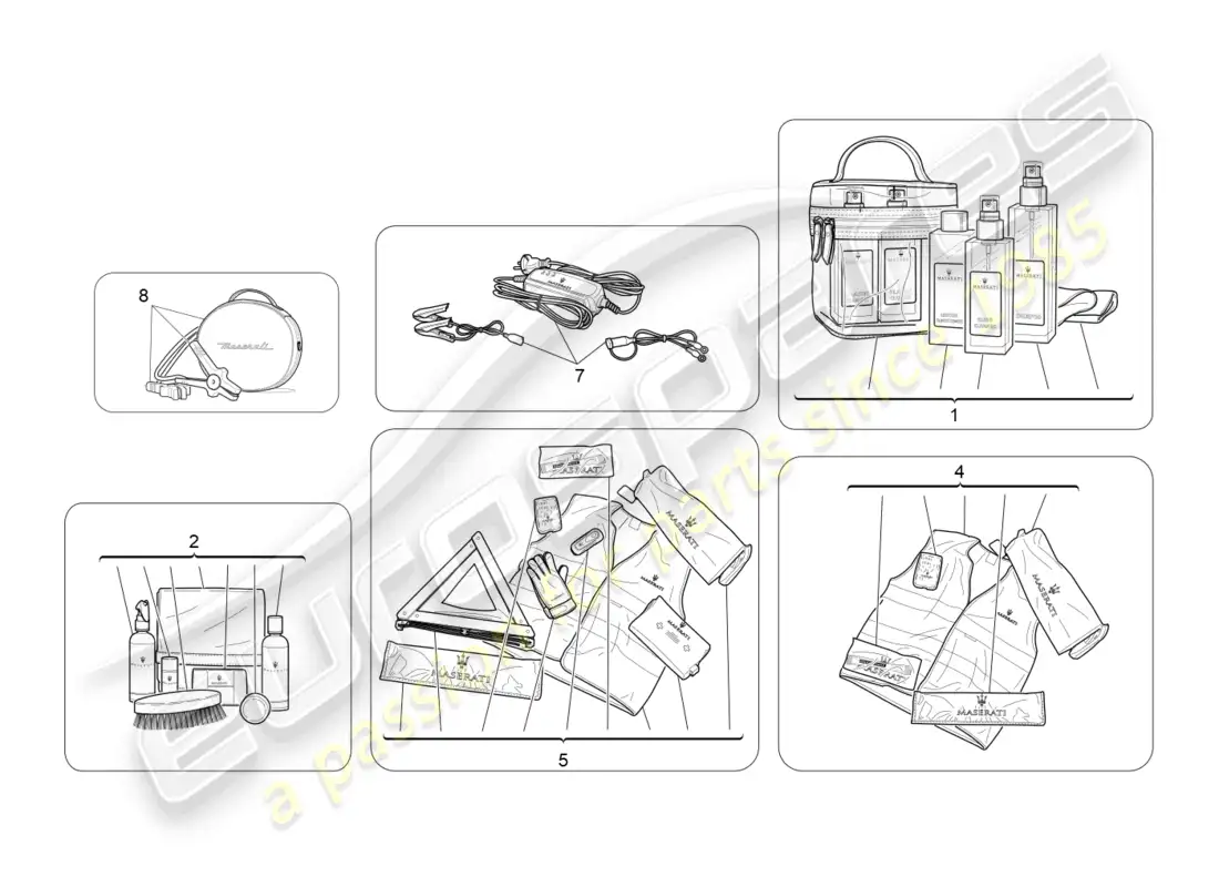 maserati granturismo mc stradale (2012) after market accessories parts diagram