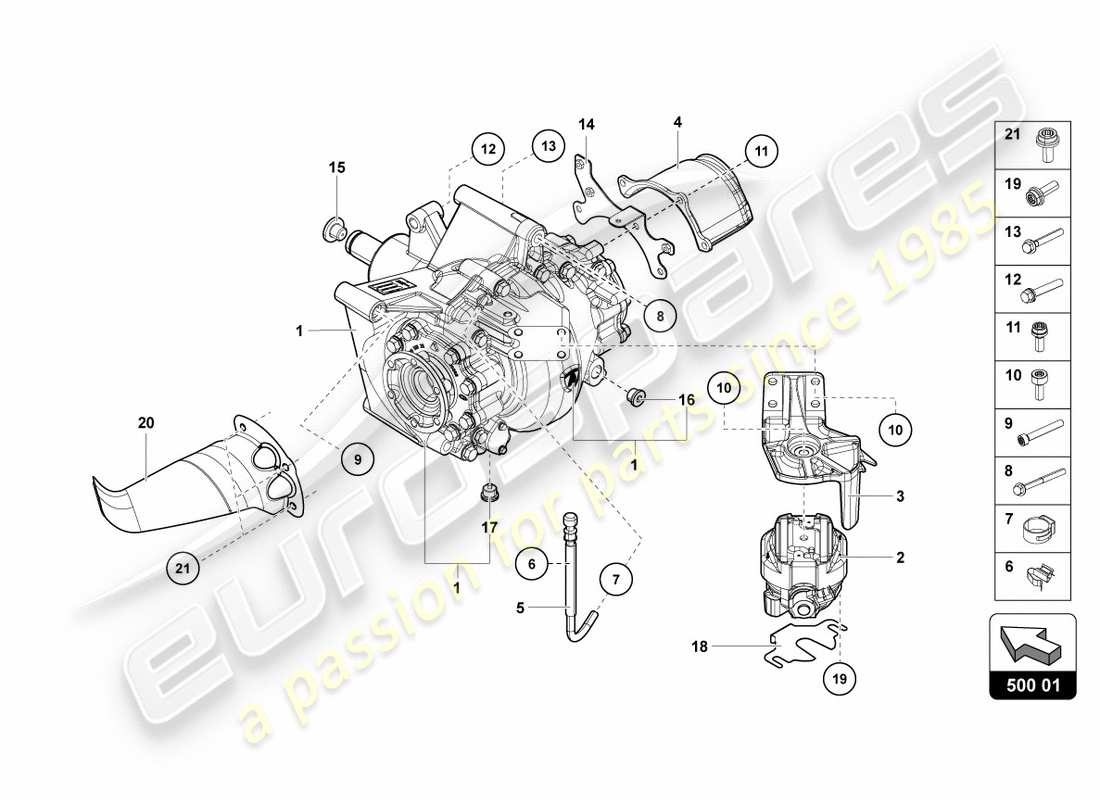 lamborghini lp700-4 coupe (2012) differential rear part diagram