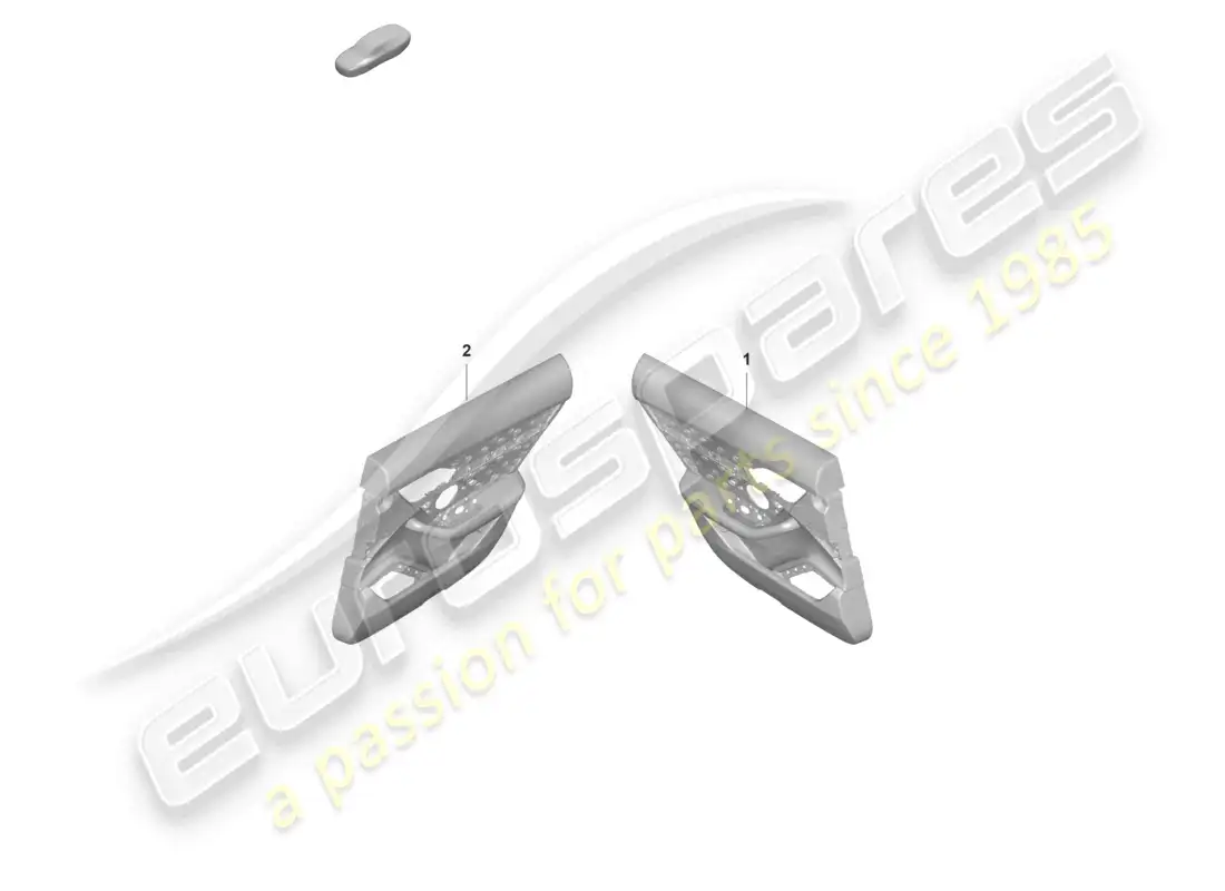 a part diagram from the porsche taycan parts catalogue