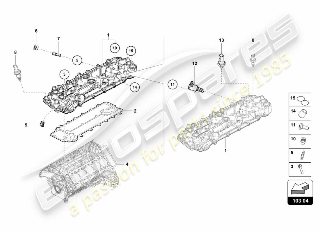 lamborghini 2019 (lp610-4 spyder) engine compartment lid part diagram