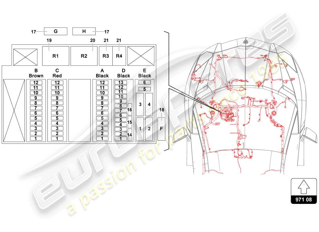 lamborghini 2014 (lp720-4 coupe 50) electrical system part diagram