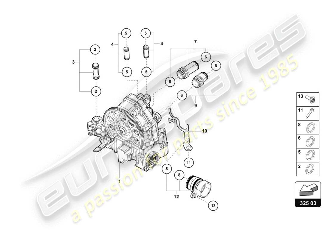 lamborghini 2017 (lp610-4 coupe) hydraulics control unit part diagram