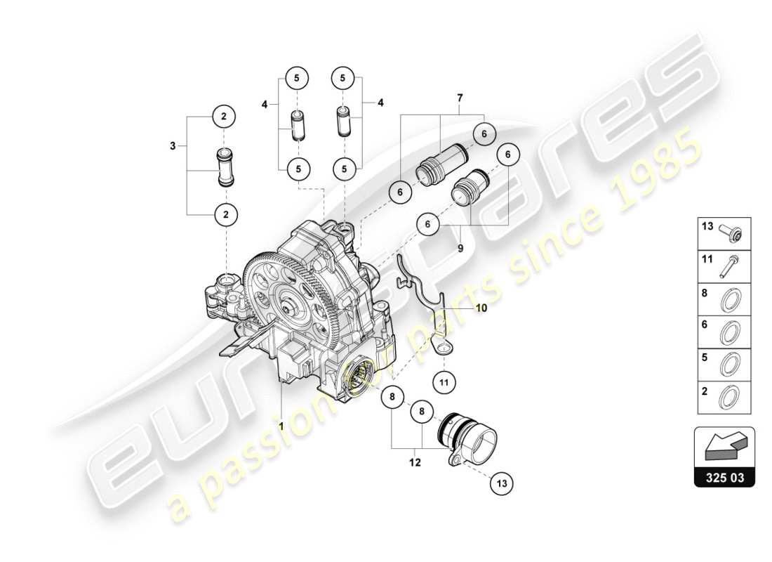 lamborghini 2017 (lp610-4 spyder) hydraulics control unit part diagram