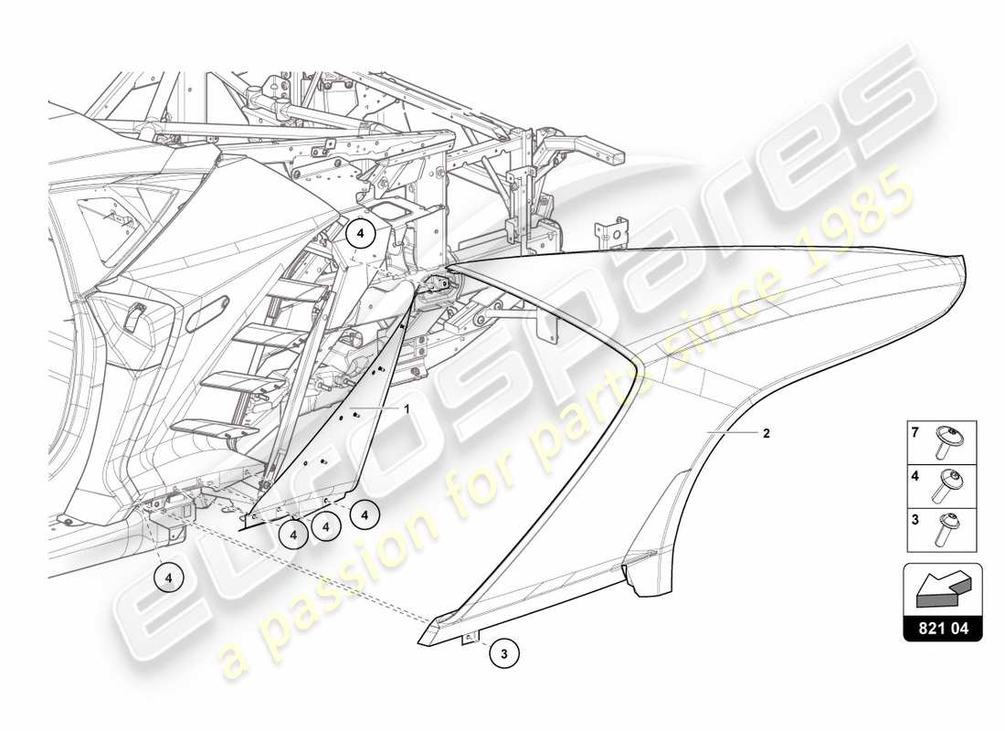 part diagram containing part number 470854858