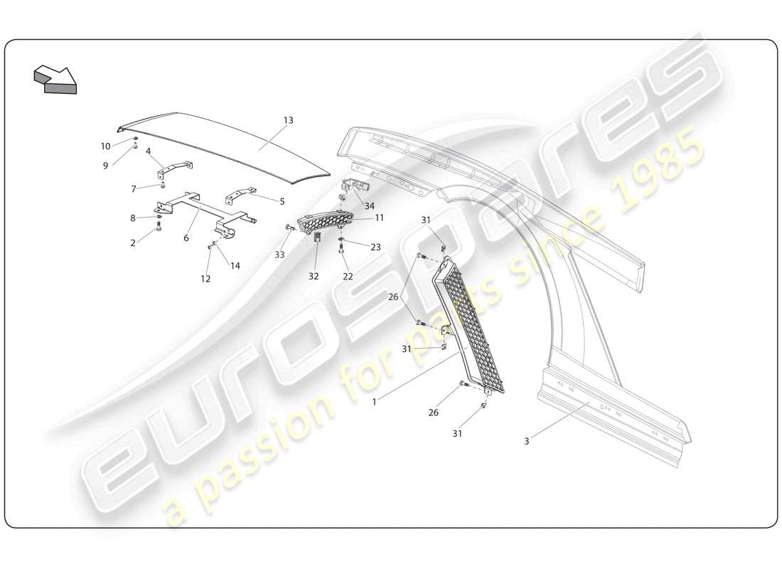 part diagram containing part number 408827587a