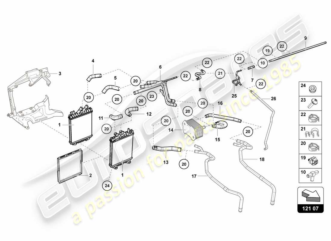 part diagram containing part number 4h0121287