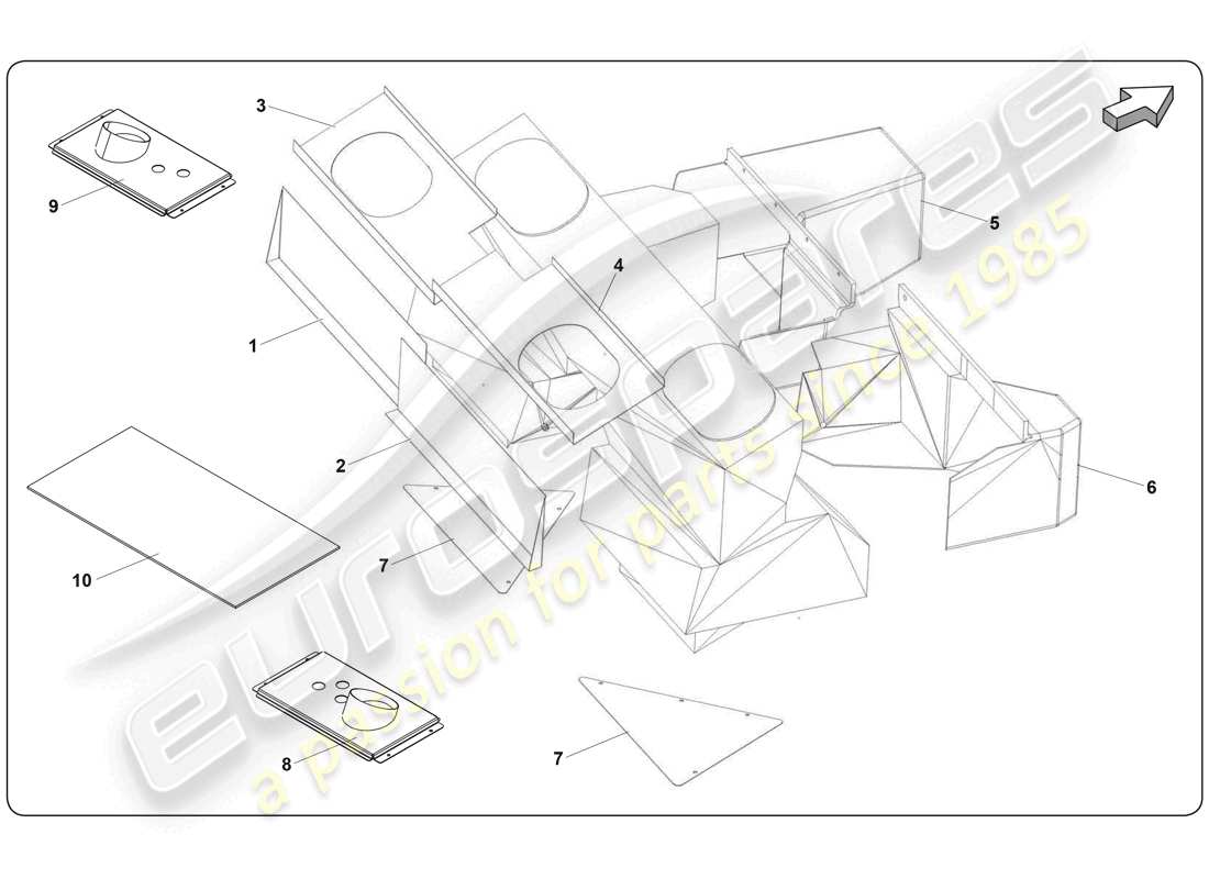 part diagram containing part number 400864833b