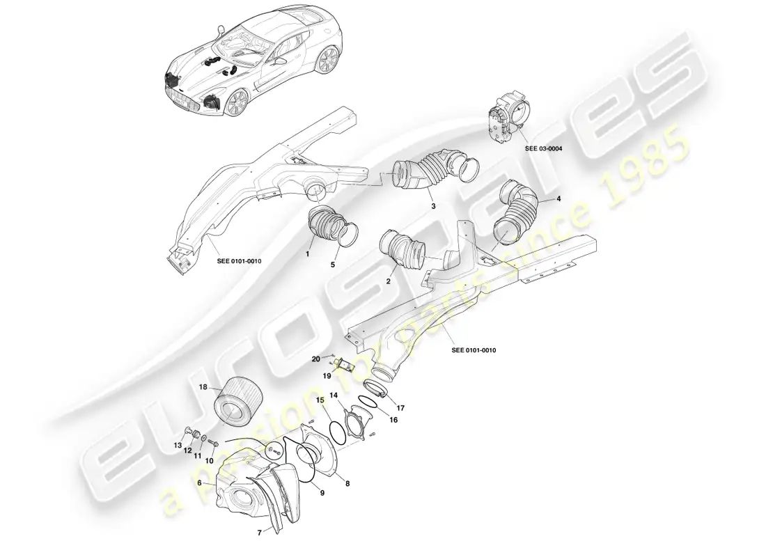 part diagram containing part number ay93-9a675-ba