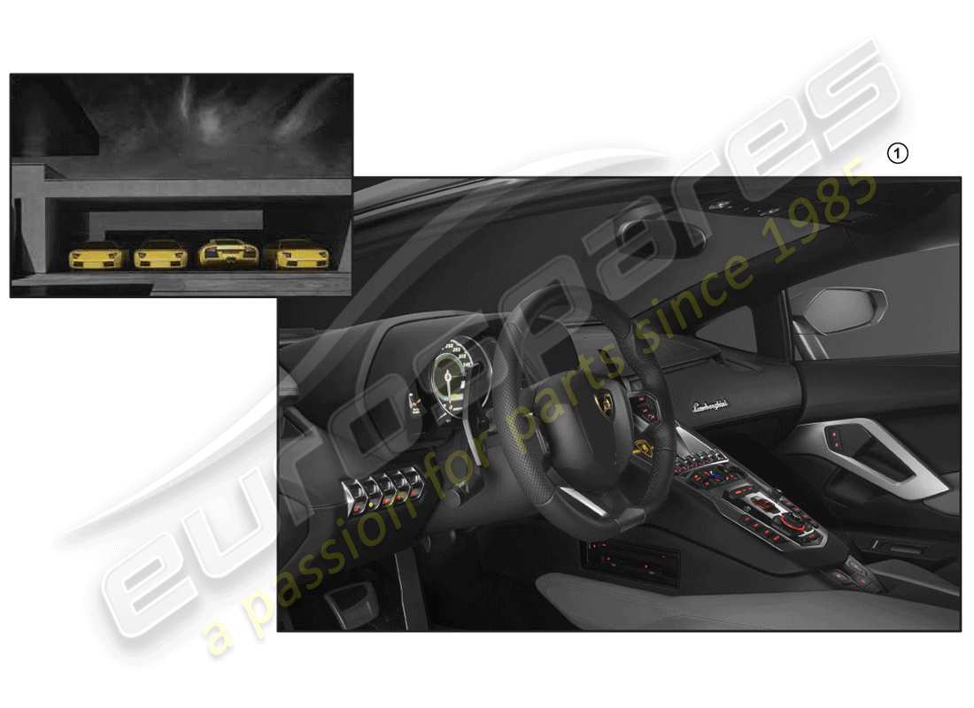 lamborghini accessories (lp770-4 svj coupe) installation kit for garage door opener parts diagram