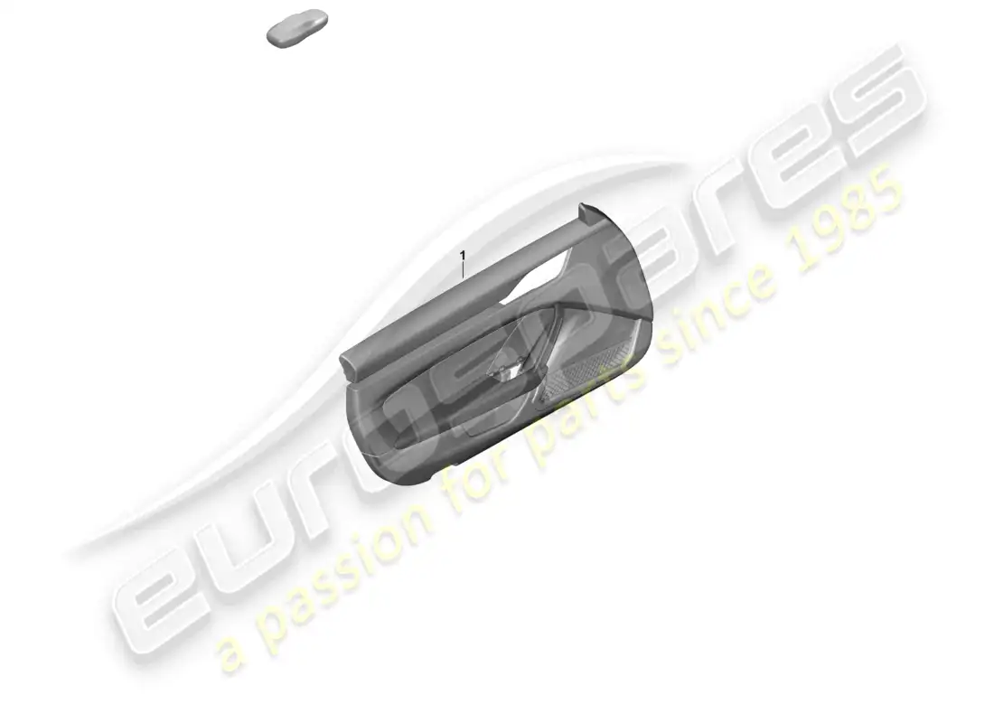 porsche 2024 (992-2 gt3/rs/st) door panel for models with leatherette trim armrest (dinamica) st part diagram