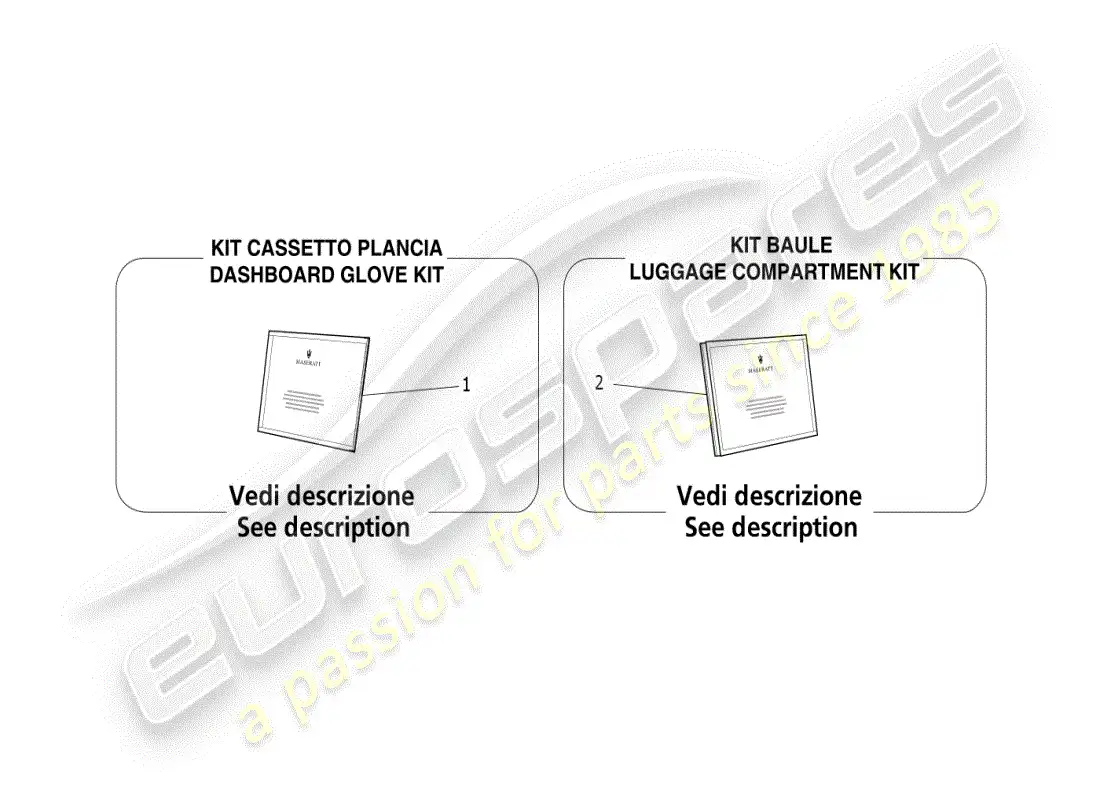maserati grecale modena (2023) on board documentation parts diagram