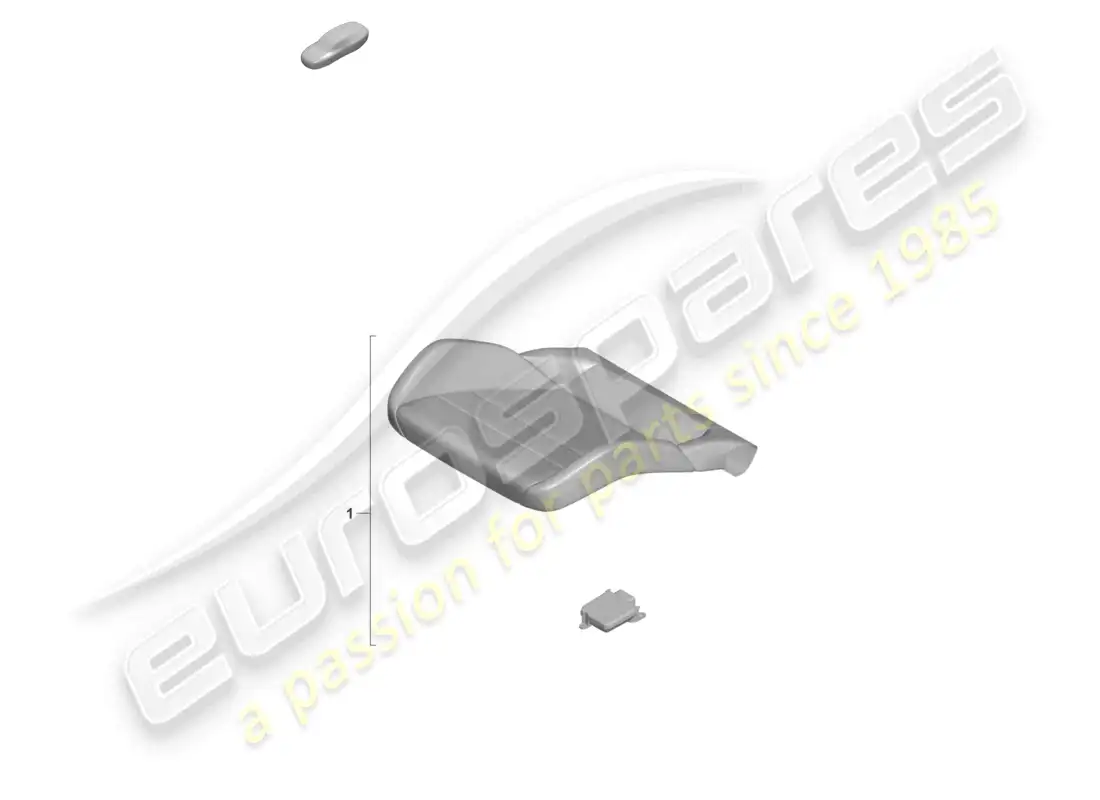 porsche 2023 (992-1 gt3/rs/st) repair set for seat occupied sensor (passenger side) only for: usa canada parts diagram