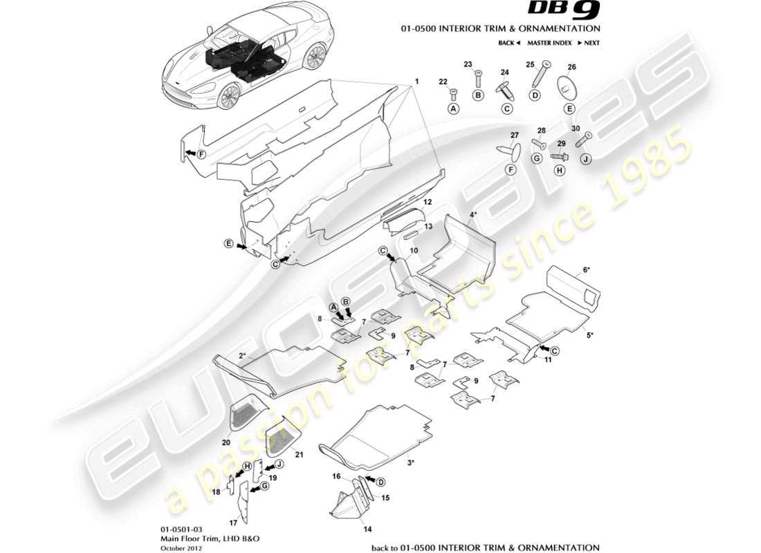 part diagram containing part number 9d33-201a49-aa