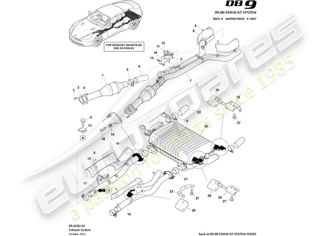 part diagram containing part number 4g43-17213-ba