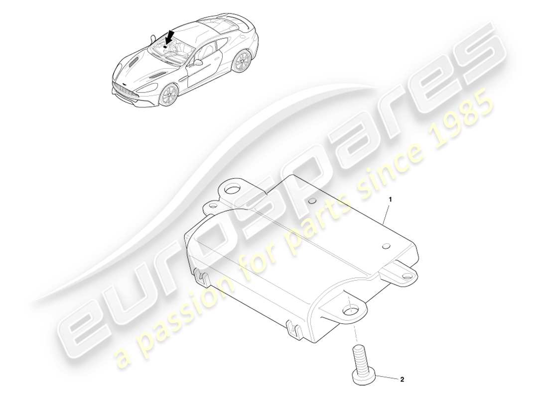 aston martin vanquish (2013) rke part diagram