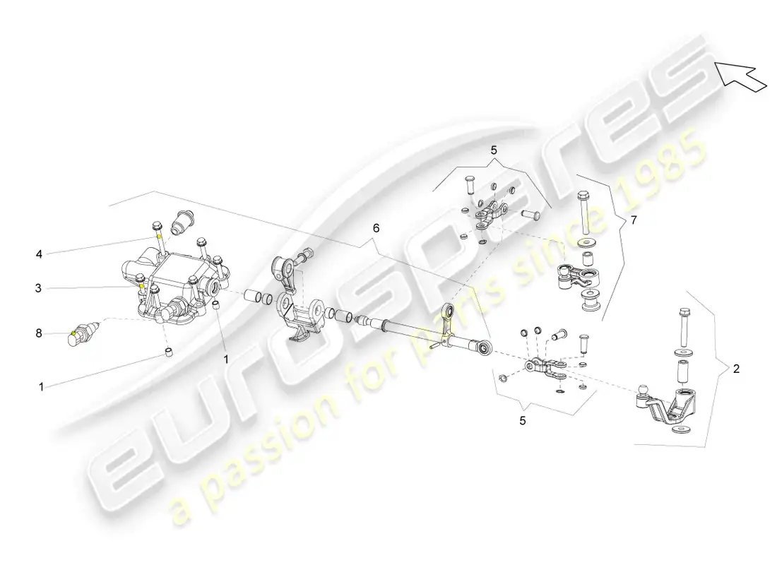 lamborghini gallardo spyder (2006) switch unit part diagram