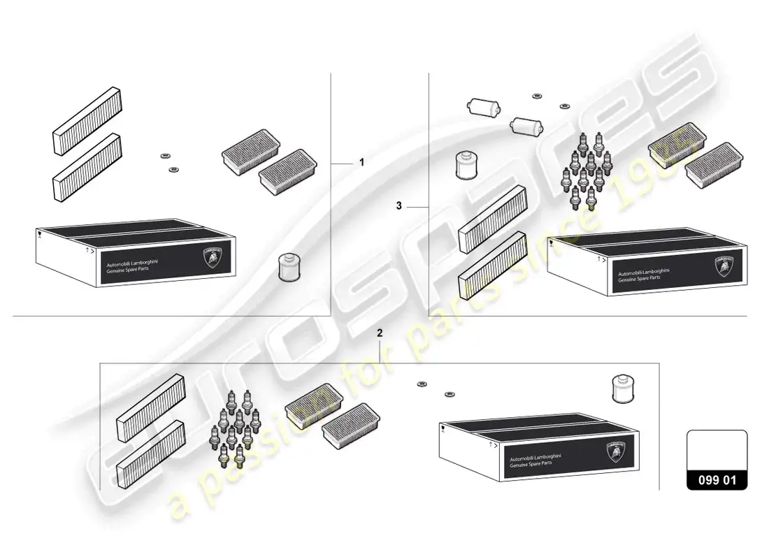lamborghini gallardo coupe (2004) service schedule parts diagram