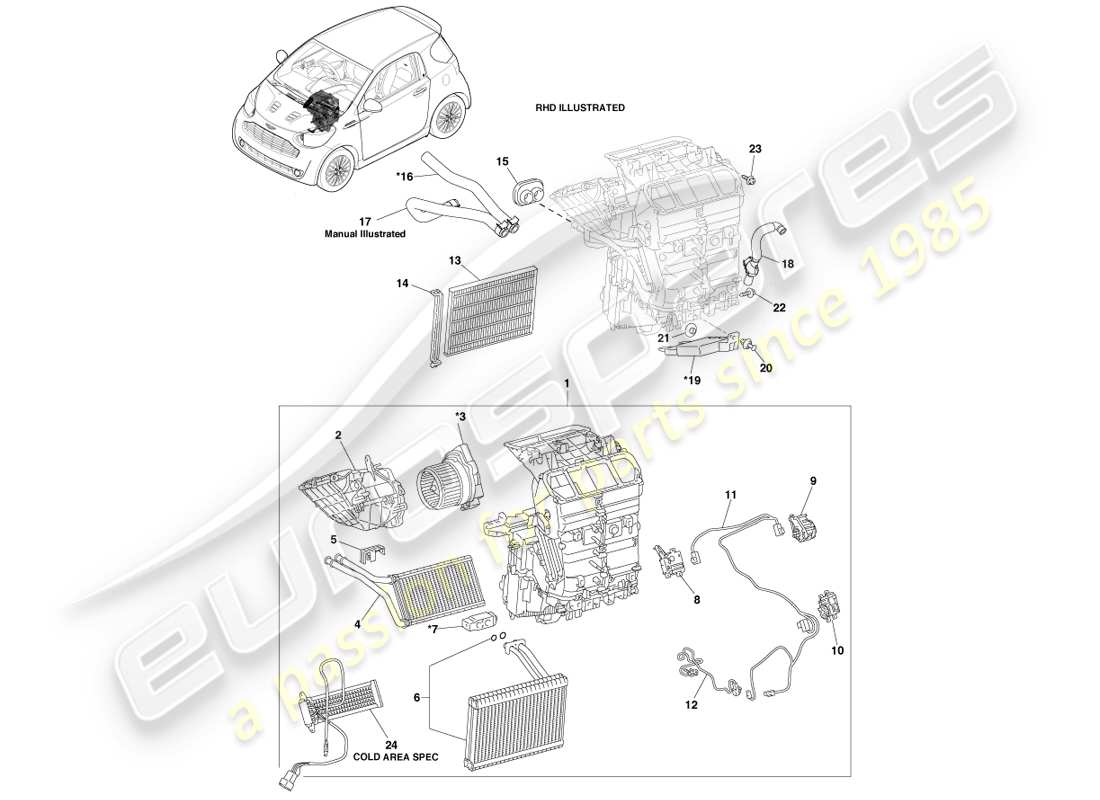 part diagram containing part number 88515-74010