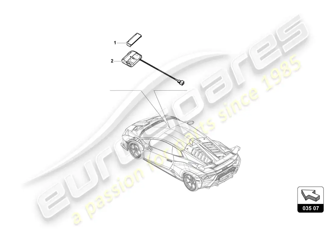 lamborghini tecnica (2024) for vehicles with telepass card system etc parts diagram