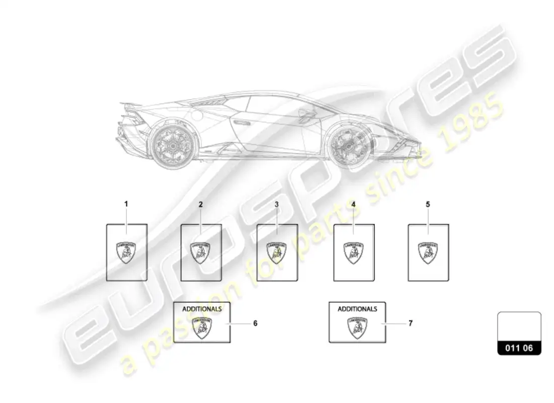 lamborghini tecnica (2024) vehicle wallet parts diagram