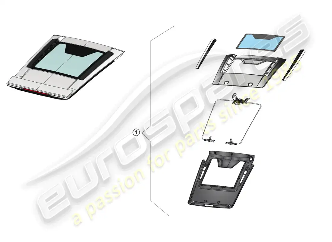 lamborghini lp550-2 coupe (accessories) retrofit kit parts diagram