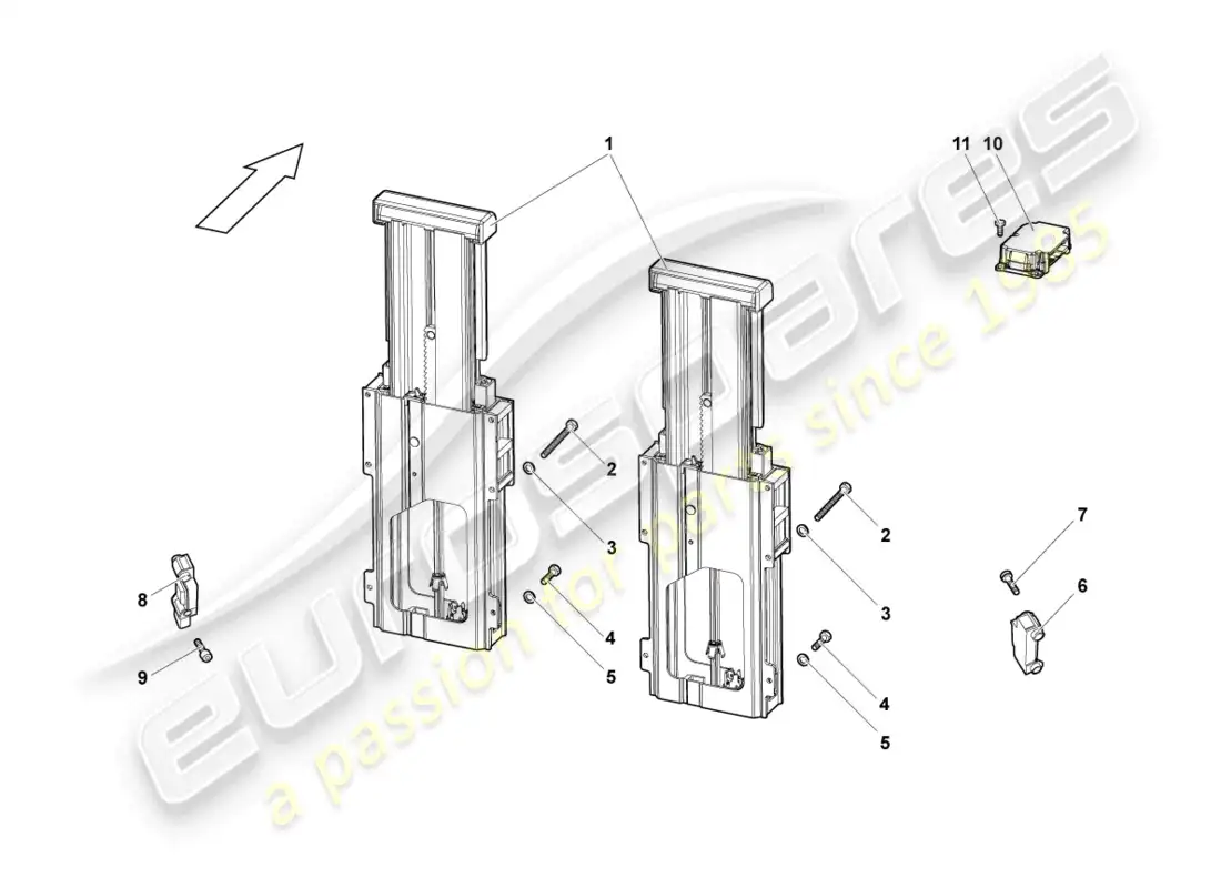 lamborghini reventon roadster overroll protection parts diagram