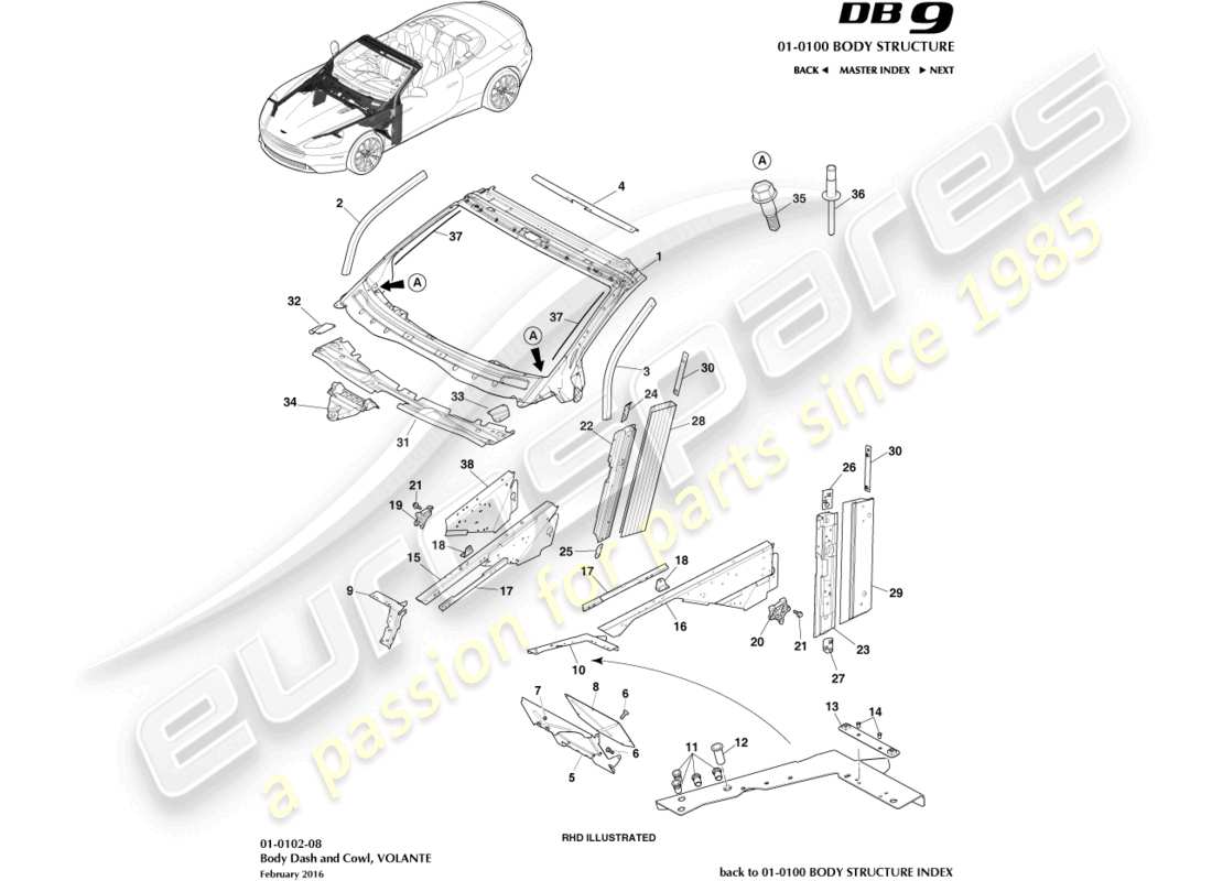 part diagram containing part number dg43-l03014-ad