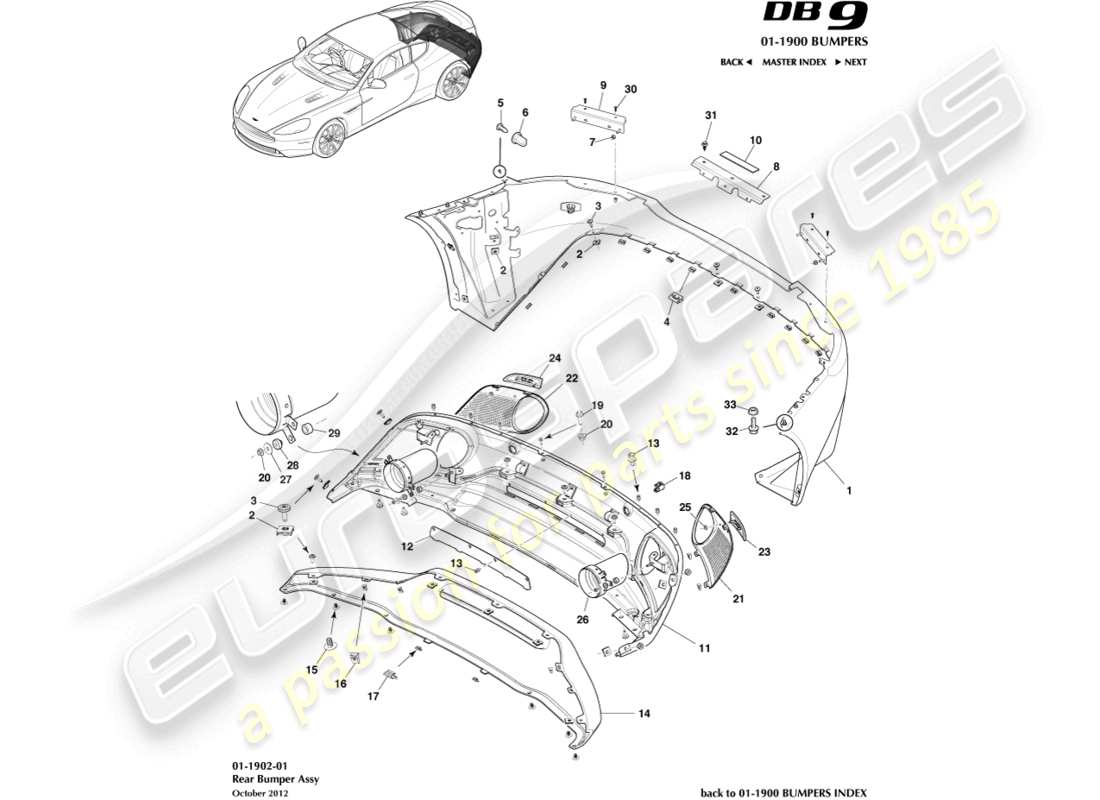 part diagram containing part number 4g43-17b681-ba