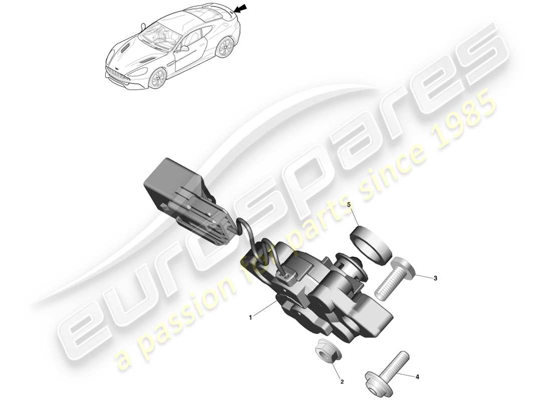 aston martin vanquish (2013) exterior decklid switch part diagram