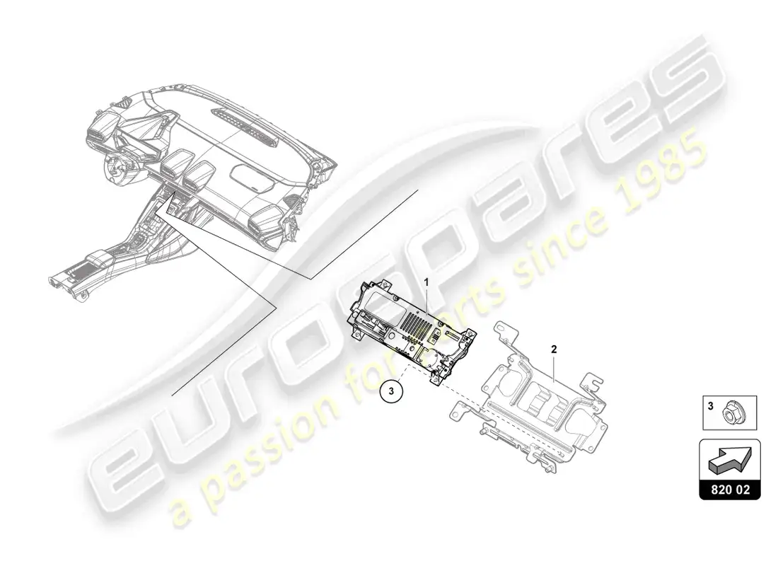 lamborghini evo coupe (2022) control unit for heating parts diagram