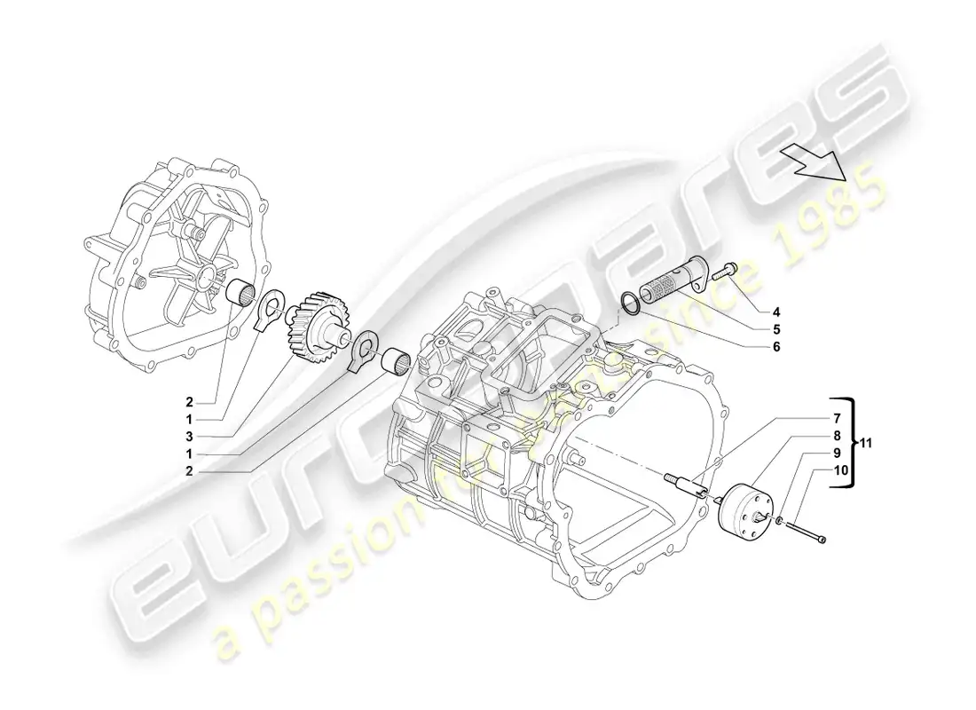 lamborghini lp560-4 spider (2012) oil pump parts diagram