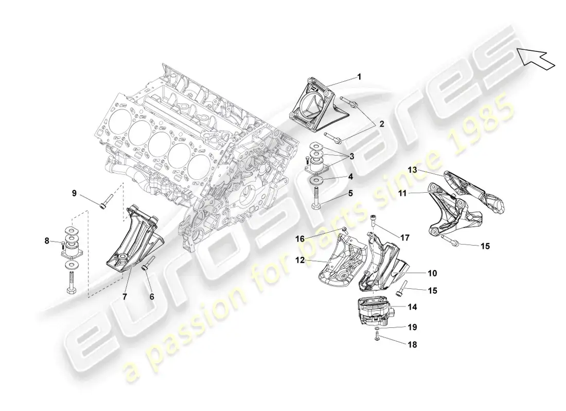 lamborghini lp560-4 coupe fl ii (2014) securing parts for engine parts diagram