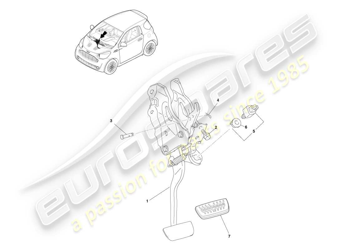 part diagram containing part number 84340-19025