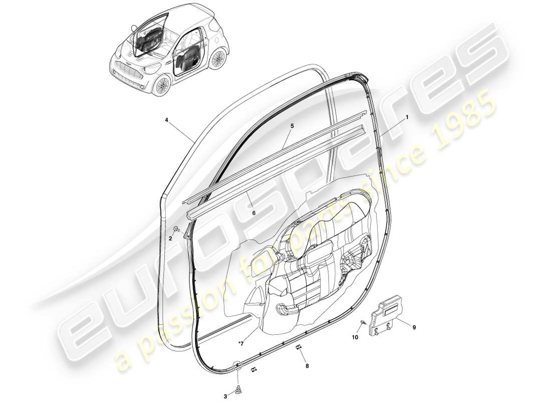 part diagram containing part number 67831-74020