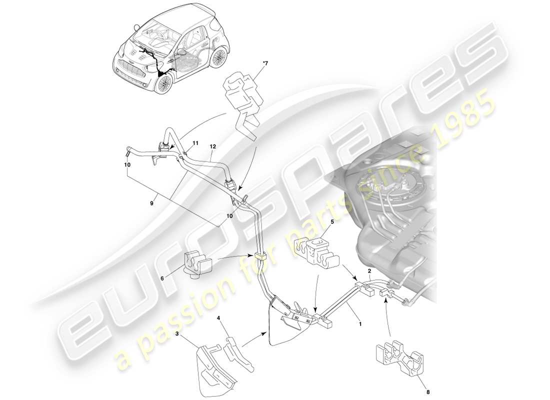 part diagram containing part number 77251-74010