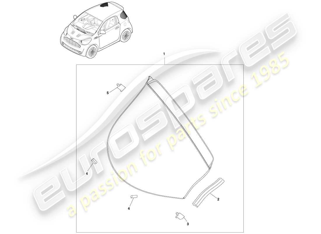 part diagram containing part number ay2y-c29750-aa