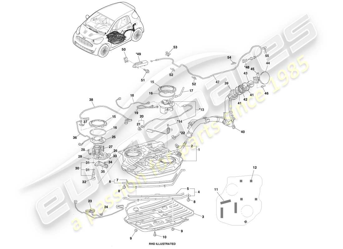 part diagram containing part number 77306-52050