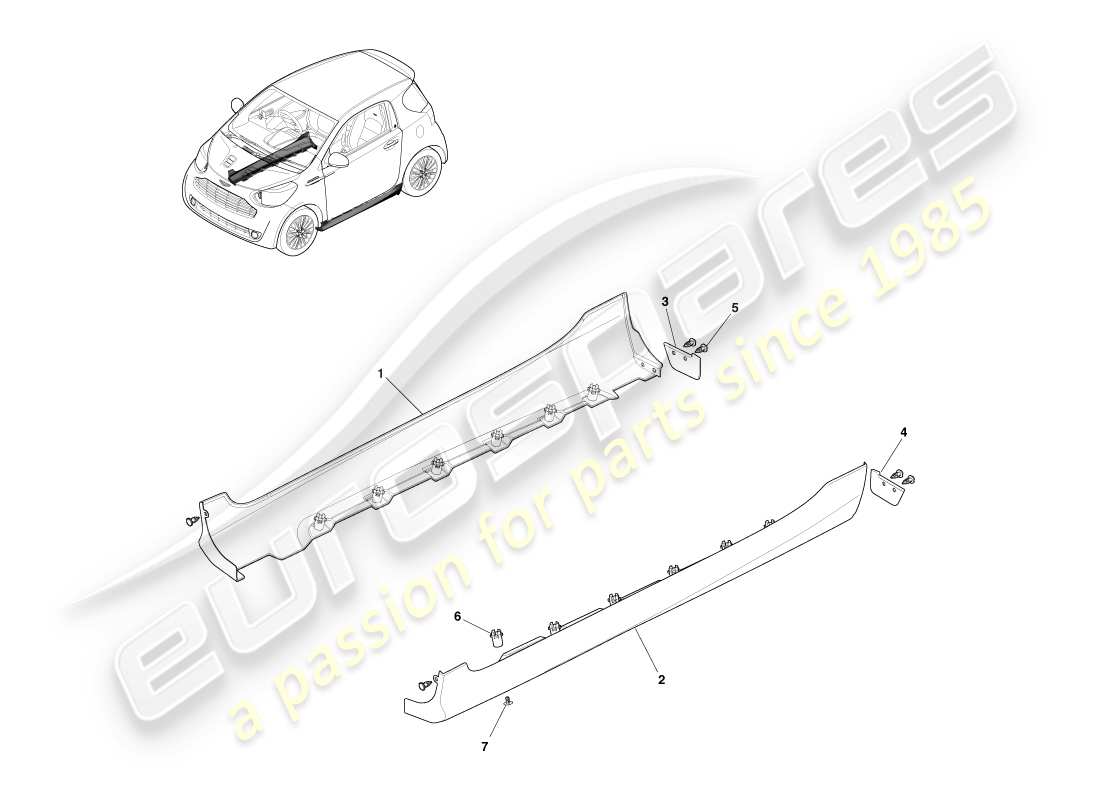part diagram containing part number ay2y-280e12-aa