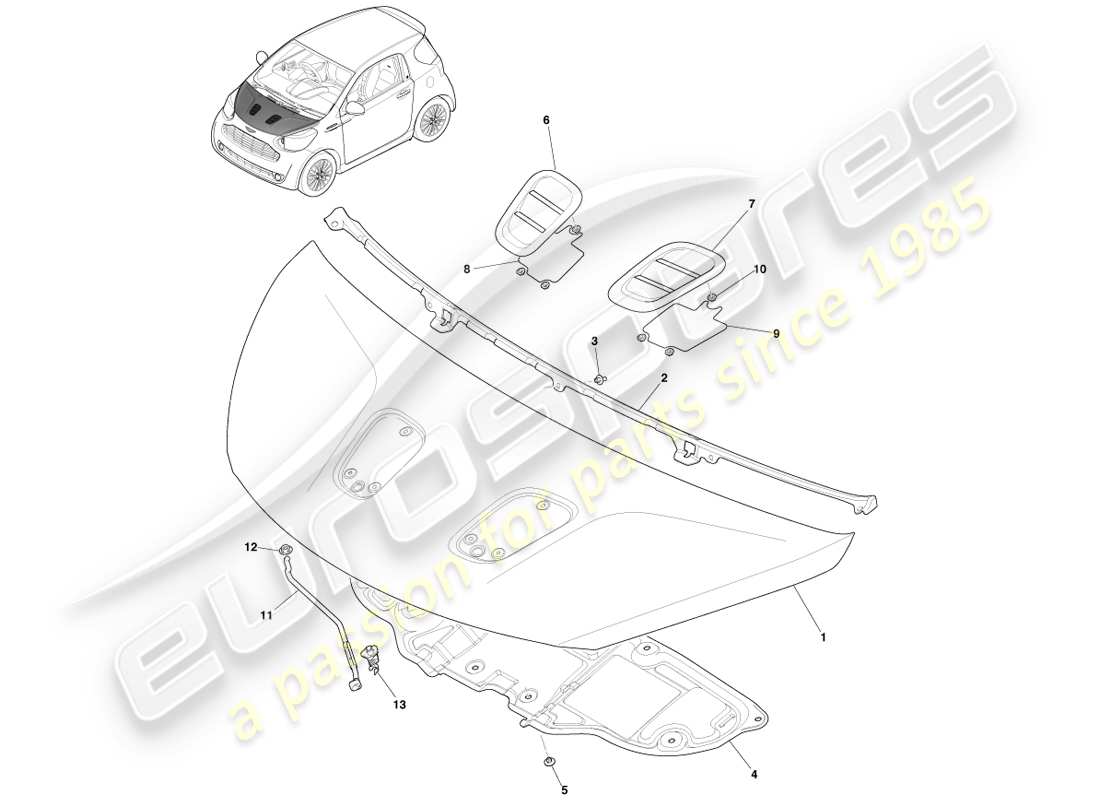 part diagram containing part number ay2y-16c693-da