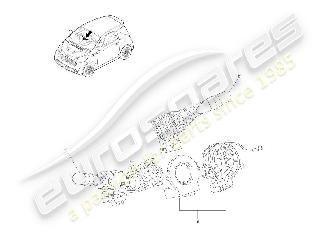part diagram containing part number 84307-74020