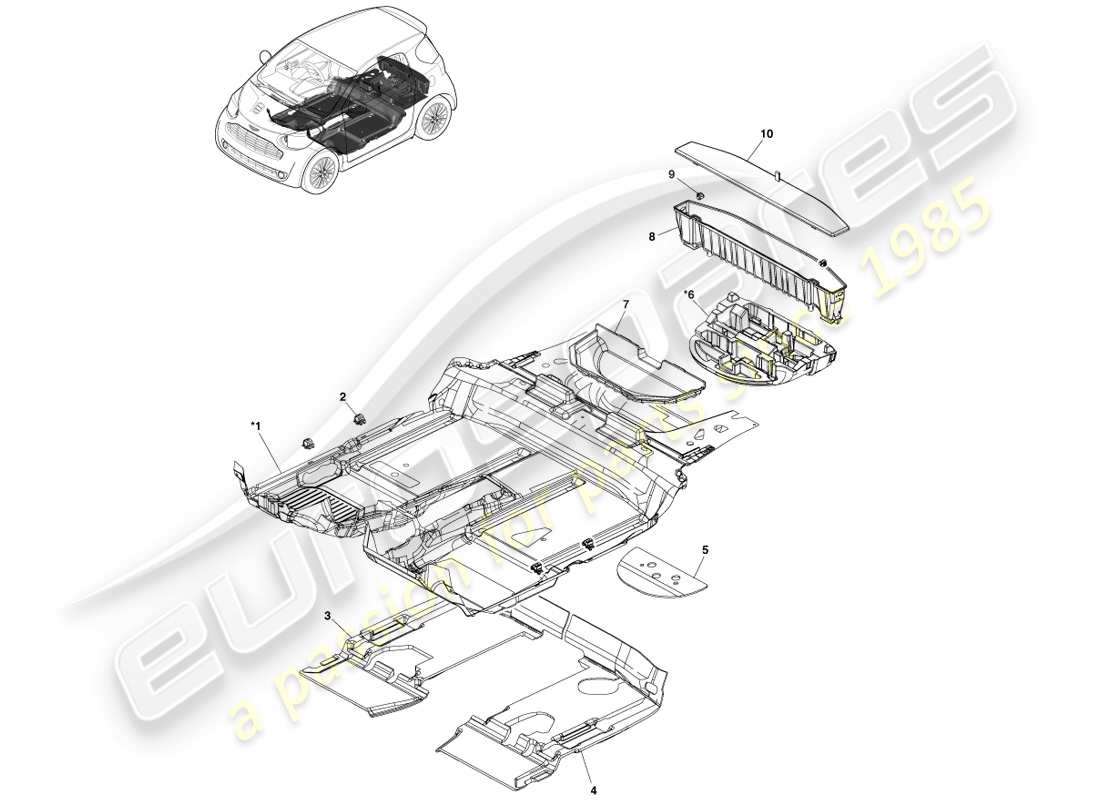 part diagram containing part number 64776-52020