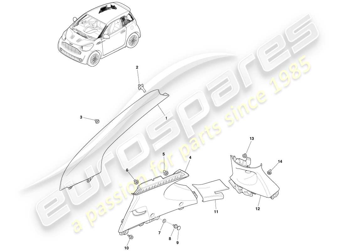 part diagram containing part number ay2y-68274-abw