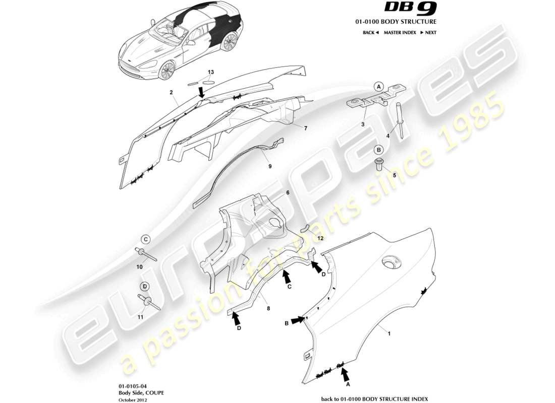 part diagram containing part number cg43-c1876-aa