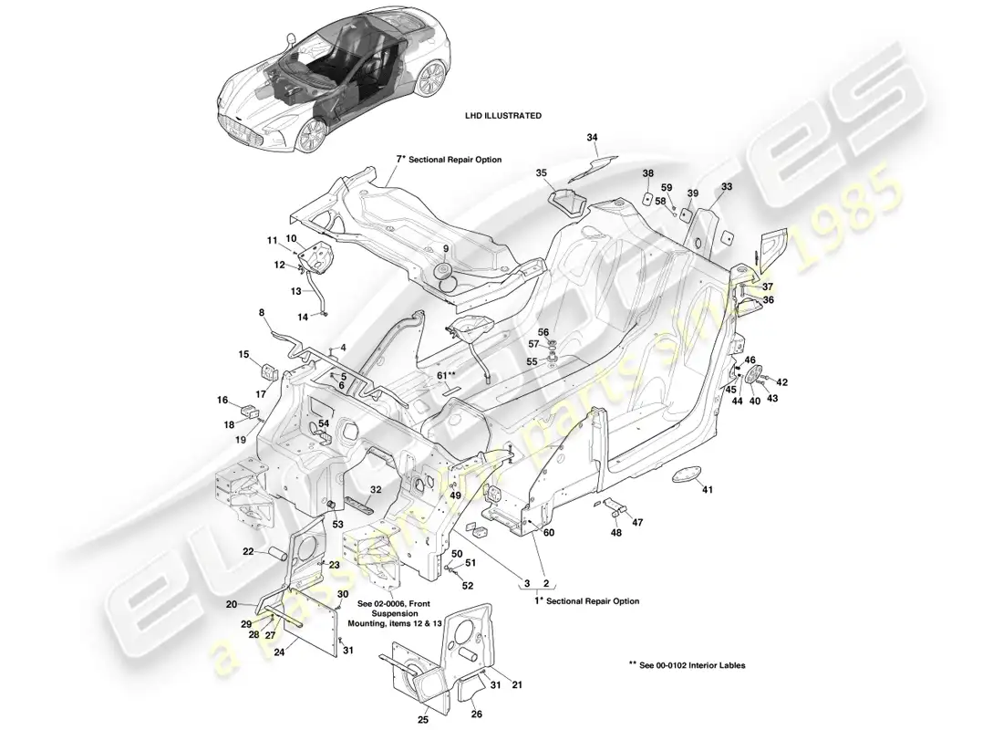 part diagram containing part number 12023-05-1061-af