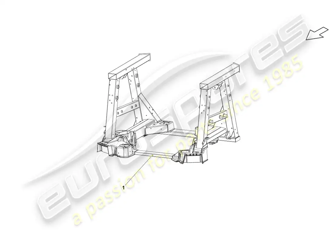 lamborghini lp570-4 sl (2012) frame rear parts diagram
