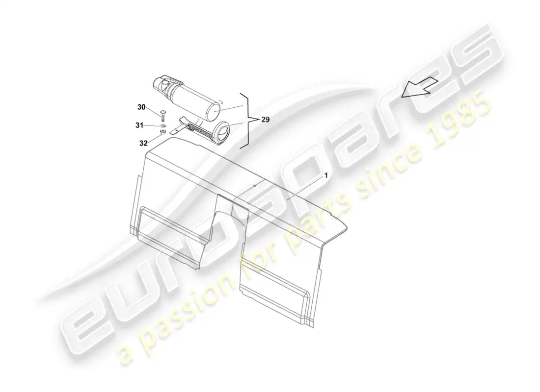 lamborghini lp570-4 sl (2012) fire extinguishers parts diagram