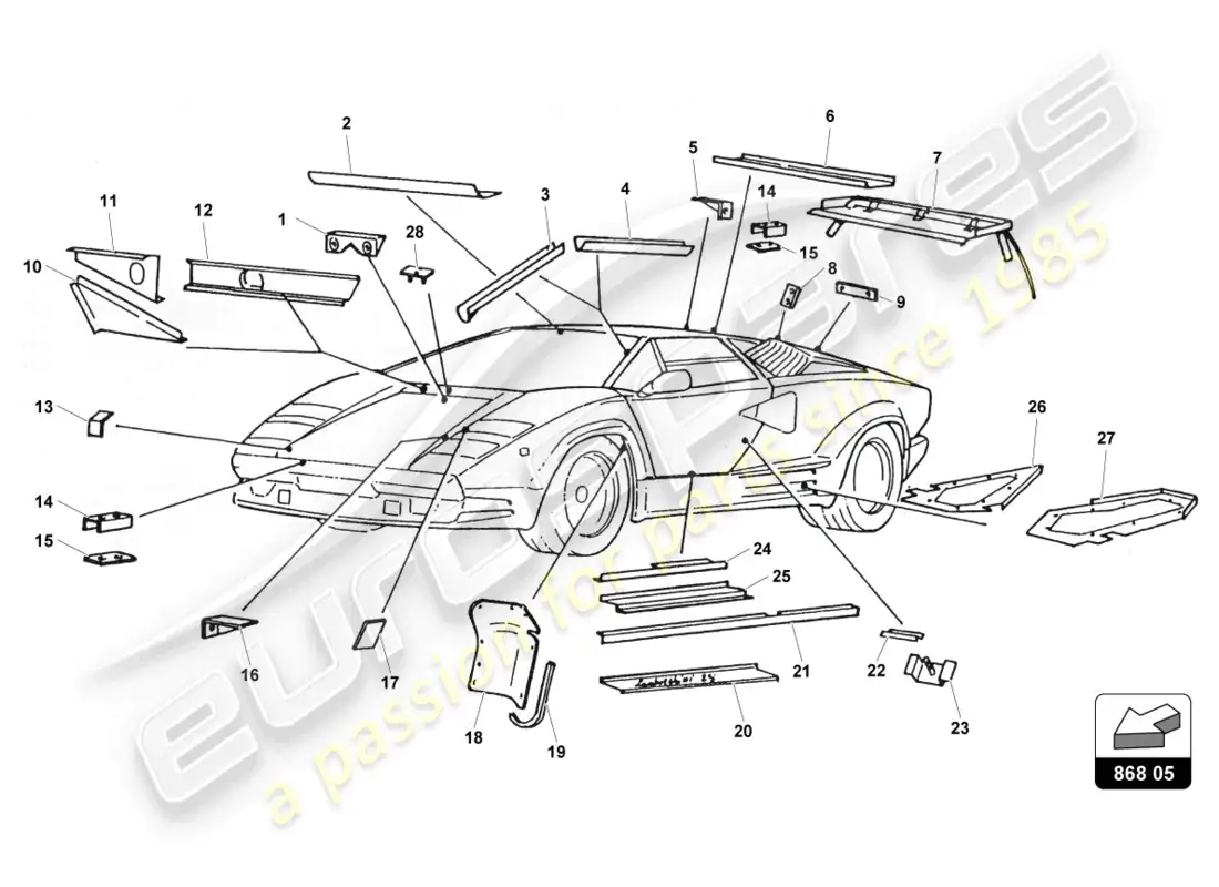 part diagram containing part number 007009186